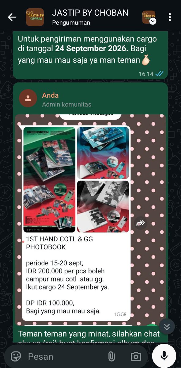 JASTIPBYCHOBAN's tweet photo. #coersell wts 

Open Pre-order ALBUM CORTIS | SEALED GREEN GREEEN 🇰🇷

GREEN&amp;GREEN
Studio
Street
Bridge 
= 200K DP 100K

T. Wts wtb wtt color outside the lines cortis seonghyeon keonho juhoon james martin coer
#wts #wtb #coerbuy https://t.co/DLHi0P0RI1