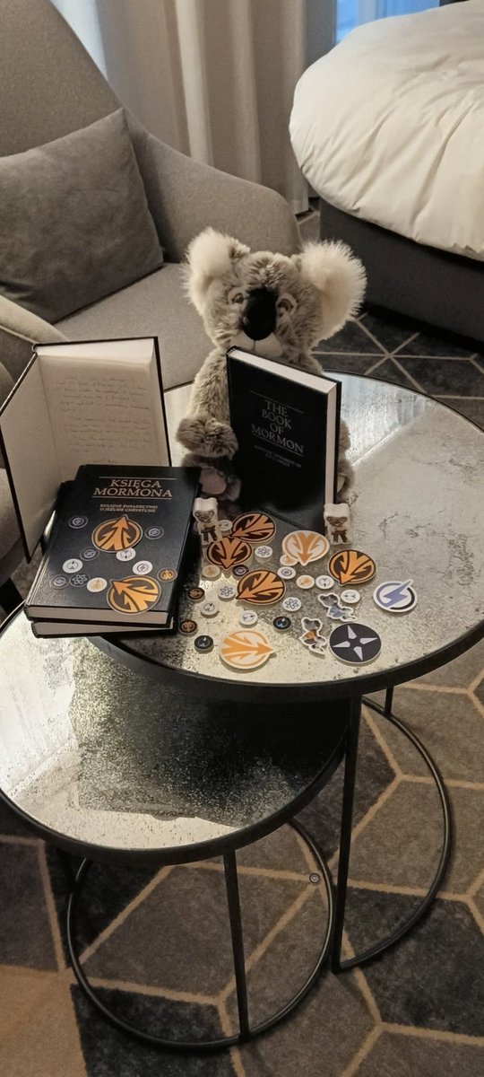 kentcdodds's tweet photo. I'm excited to be speaking at #AgentConf in Warsaw this morning! As usual, I've brought stickers and copies of the Book of Mormon (one Polish, one German, and two English). If you're interested, come find me and ask! 

Also, @kodykoala loves selfies! https://t.co/RGTgrFzAhW