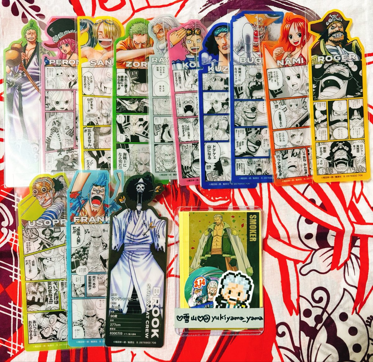 yukiyama_yama's tweet photo. 【交換/譲渡】ワンピース ONEPIECE ONE PIECE ベースショップ ベスショ ブックマークコレクション

譲）画像1.2

求）同異種スモーカー>ルッチ(ff様分) or 定価＋送料

詳細リプ欄ご確認ください。
郵送のみ📮、初回様プロカ必読🙇🏻‍♀️⇒ https://t.co/VtWmKEH1F4