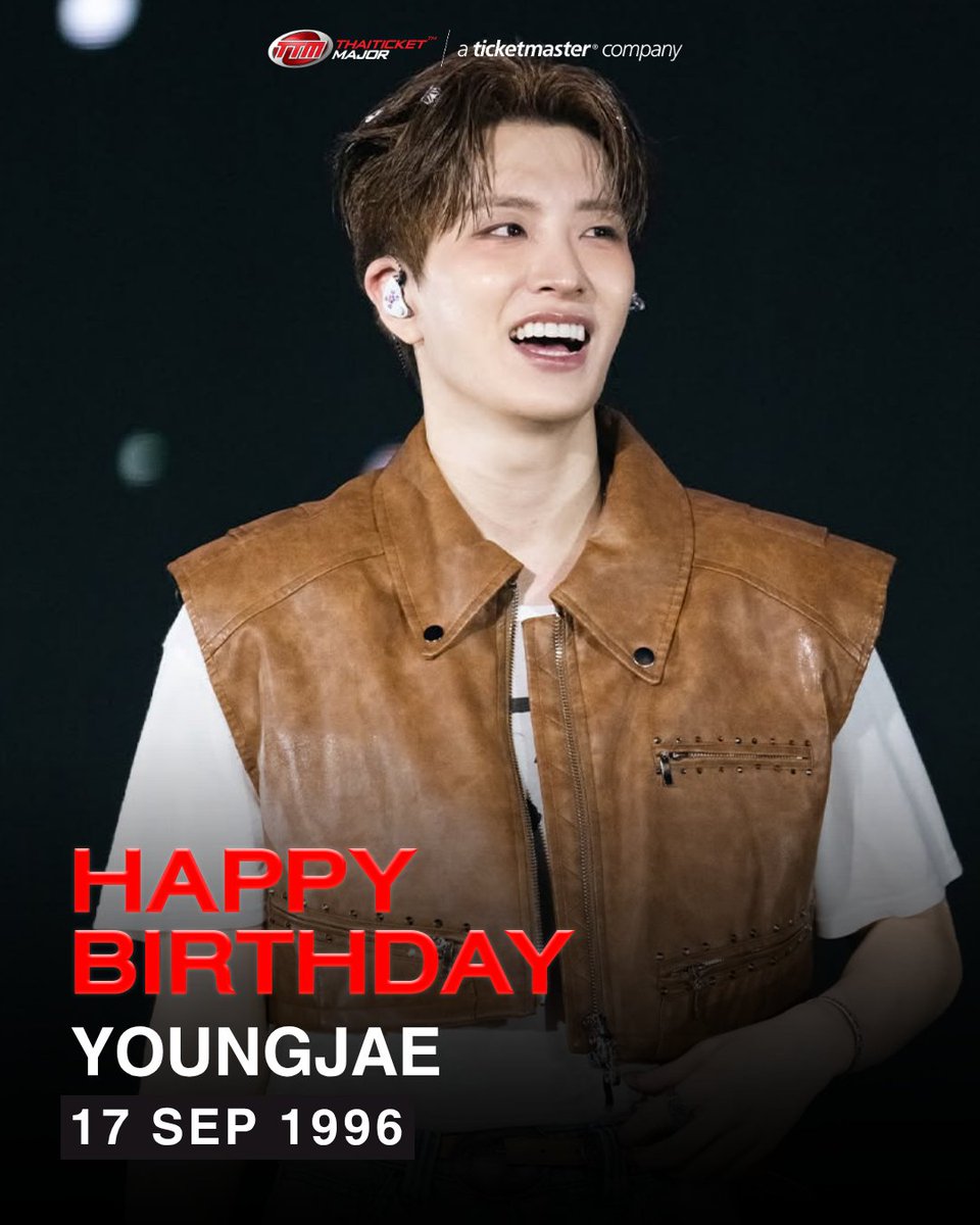 ThaiTicketMajor's tweet photo. 17 กันยายน : HAPPY BIRTHDAY YOUNGJAE 🎂✨🦦

ตลอดเวลาที่ผ่านมา ยองแจได้แสดงให้ทุกคนเห็นถึงความสามารถอันหลากหลาย ทั้งเสียงร้องอันทรงพลังและมีเอกลักษณ์ การถ่ายทอดอารมณ์ผ่านบทเพลงได้อย่างยอดเยี่ยม รวมถึงเสน่ห์และพลังงานสดใสที่ทำให้ทุกเวทีและทุกช่วงเวลาพิเศษยิ่งขึ้น ความตั้งใจ ความทุ่มเท และพัฒนาการของยองแจยังคงสร้างความประทับใจและเป็นพลังดี ๆ ให้กับแฟน ๆ อยู่เสมอ 💫

ขอบคุณที่เติบโตอย่างงดงาม และมอบทั้งเสียงเพลง ความสุข เสียงหัวเราะ รวมถึงความทรงจำดี ๆ ให้กับอากาเซมาตลอด ขอให้ยองแจได้รับความรักอย่างเต็มเปี่ยม เหมือนกับความรักและความสุขที่มอบให้ทุกคนเสมอมา 💚

อากาเซไทยคิดถึงยองแจมาก ๆ และ��ังคงรอคอยวันที่จะได้พบกันอีกครั้ง หวังว่าจะได้ต้อนรับยองแจกลับมาเมืองไทยเร็ว ๆ นะคะ 🇹🇭🐥

TTM ขอให้ทุกวันหลังจากนี้เป็นวันที่สดใส และขอให้รอยยิ้มแสนอบอุ่นของยองแจอยู่กับพวกเราไปนาน ๆ สุขสันต์วันเกิดนะคะ 🎉🎁

#영재 #YOUNGJAE
#OurSunshineYoungjaeAt30
#HappyYOUNGJAEDay
#TTMVARIETY #Thaiticketmajor