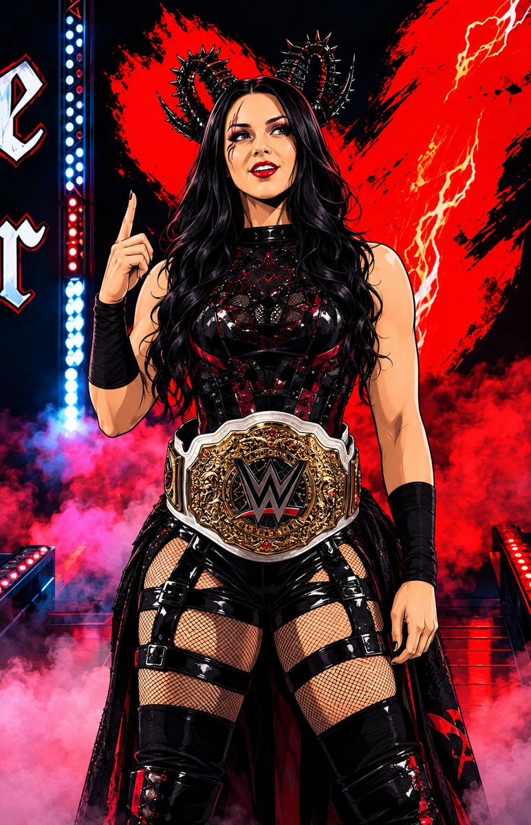 WrestleShots26's tweet photo. #WWERAW @Steph_Vaquer  🇲🇽🇨🇱☝🏻 https://t.co/i1RDHfWinZ