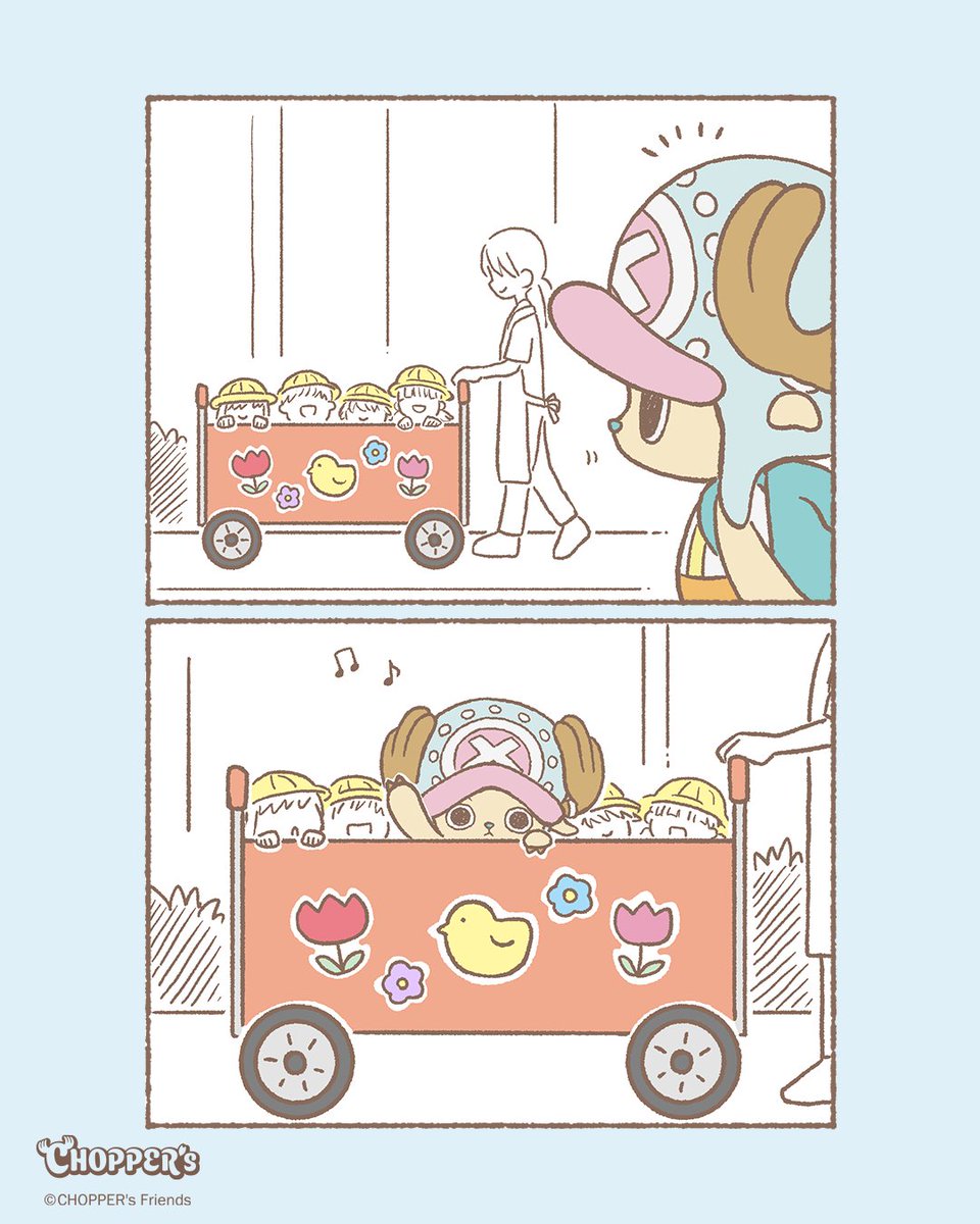choppers_op's tweet photo. お散歩にまぜてもらったぞ🌷🐥
#CHOPPERS_ONEPIECE https://t.co/L3TdzLrNPI