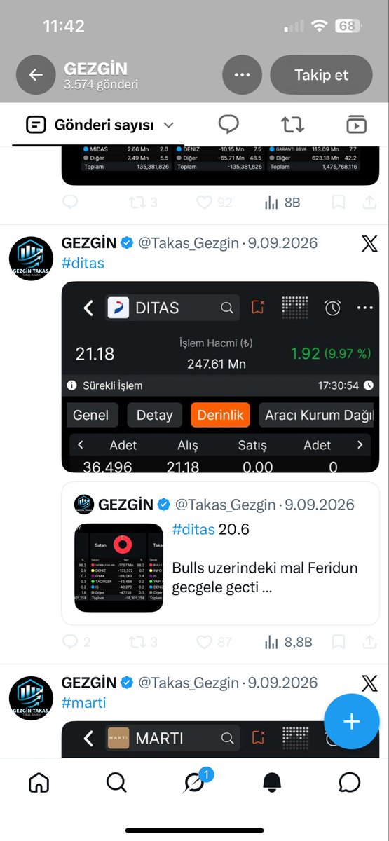 traderBorsa33's tweet photo. Adam bu paylaşımı yaptığından beri düşüyor yeminle 12 lirada Dapgm #dapgm paylaşmış 15 de #taten paylaşmış 15 de #ruzye 5 de #imasm 20 de bir kaç gün önce Ditaş #dıtas paylaştı yazıklar olsun sana yazıklar bunlar hepsi fonların adamı… @Takas_Gezgin @PusulayKenhv https://t.co/vGk5anLCh8