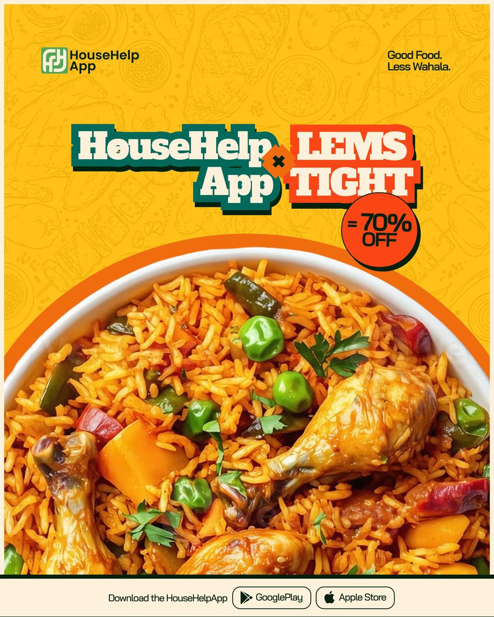 HouseHelpApp's tweet photo. Lem Tight is Aktivvv with 70% off🔥🔥🔥

Download the HouseHelpApp today to place your order😊

#HouseHelpApp #bestfooddeliverypluginlagos #fooddelivery #goodfoodlesswahala https://t.co/MmaxblTeKn