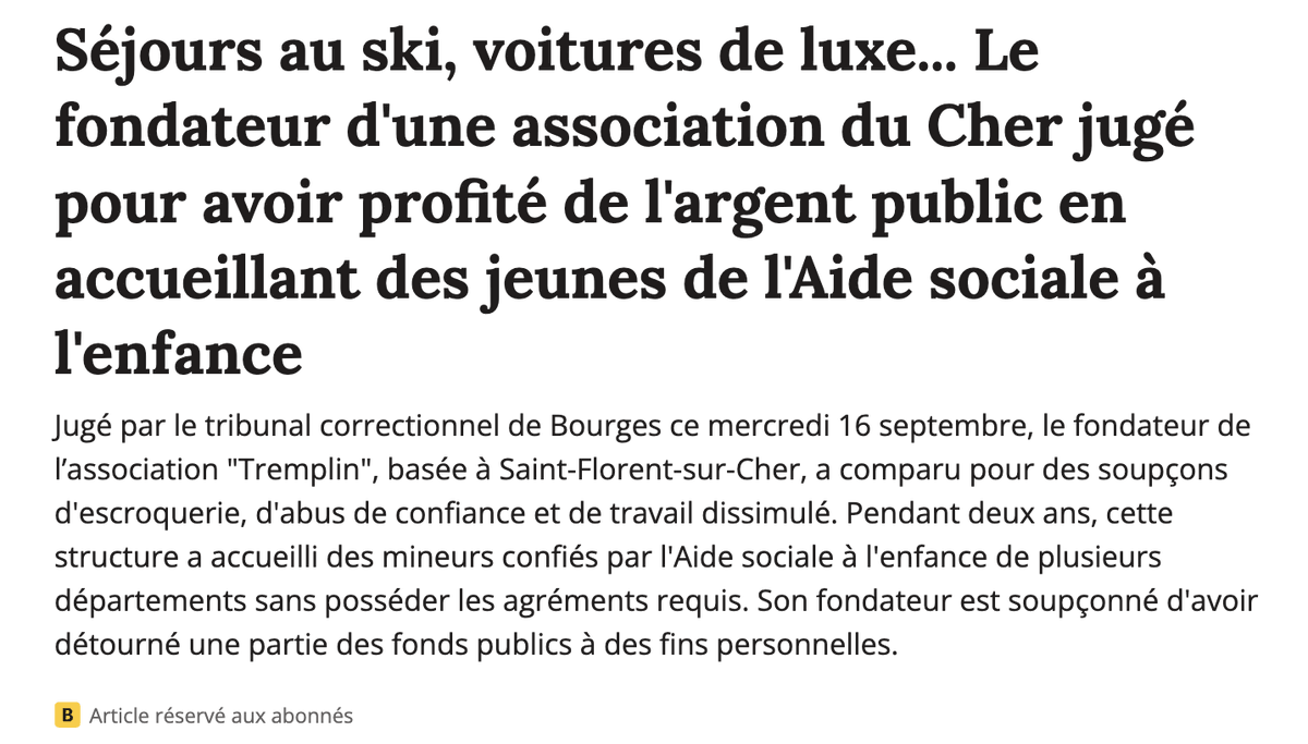 LyesLouffok's tweet photo. 1/3 Pendant deux ans, sept départements ont confié des enfants placés à une association sans agrément et lui ont versé 652 000 € d’argent public.

Faux diplômes d’éducateurs, séjours non déclarés, achats de produits de luxe… Comment cela a-t-il pu durer aussi longtemps ? ↓ https://t.co/fqaC0Tey4g