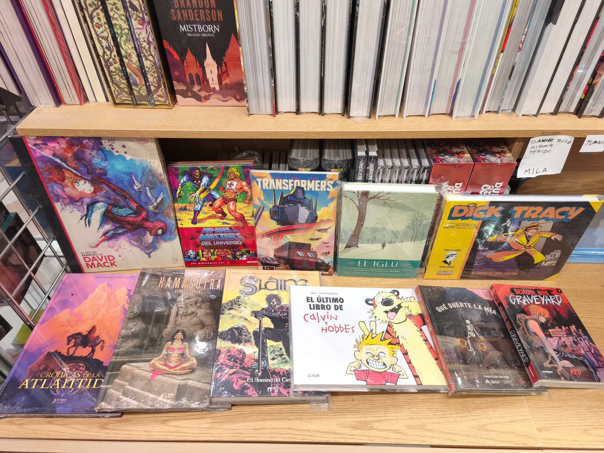 La_Orda's tweet photo. Seguimos con más novedades de cómic americano y europeo a la venta en La Orda 🙂
#comics #novelagrafica #tiendadecomics #tiendadecomicsdevalencia #laorda https://t.co/D1BrPt3lgb