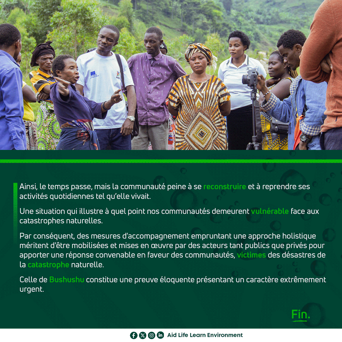 aid_learn47733's tweet photo. 3/3
#Funding_our_future means investing in #communities, strengthening their #resilience, and empowering #future_generations to face #climate challenges.
Beyond the numbers, discover below the realities experienced in #Bushushu.
#FundOurFuture #GlobalWeekOfAction #ClimateWeekNYC https://t.co/3tnHP571Tv