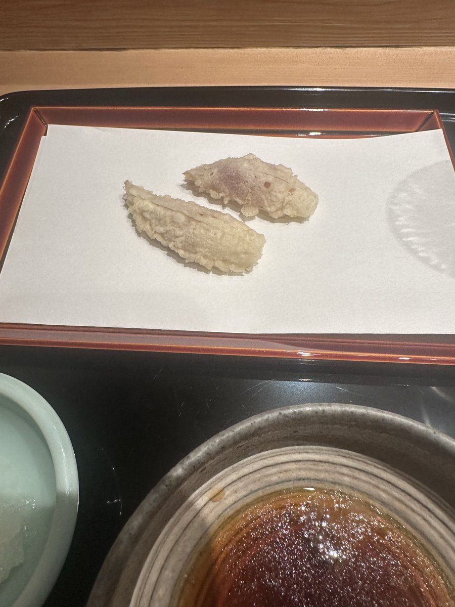 Jerunite_DBD's tweet photo. 高い天ぷらの店行きました！最高でした😋 https://t.co/7ikKatv6jl