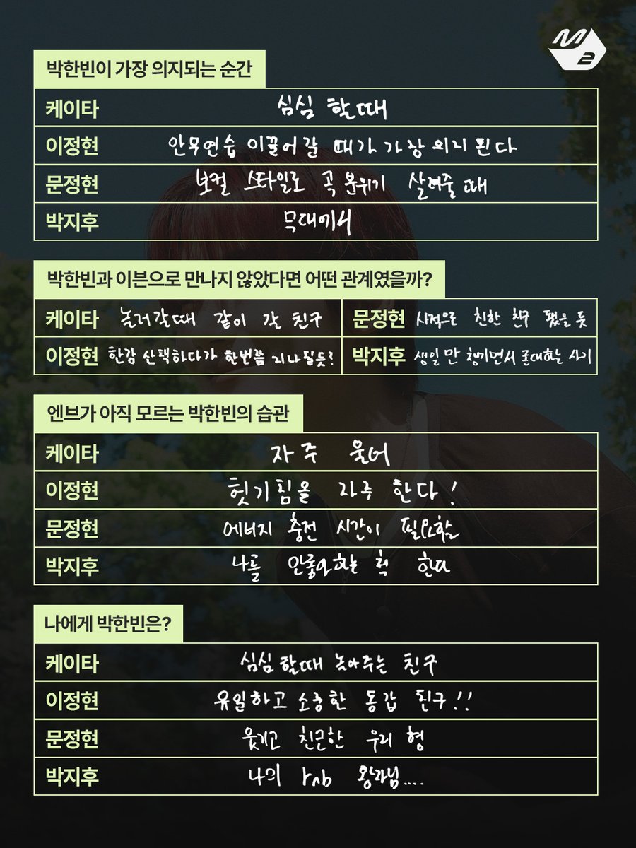 M2MPD's tweet photo. <EVNNE HOUR> HANBIN WEEK
한 주의 주인공, 이븐 박한빈에 대하여

매주 금요일 밤 9시 Mnet 방송📺
M2 유튜브 채널 동시 공개📱

#EVNNE_HOUR #이븐아워
#EVNNE #이븐 @EVNNE_official https://t.co/ZgZXzIJOZn
