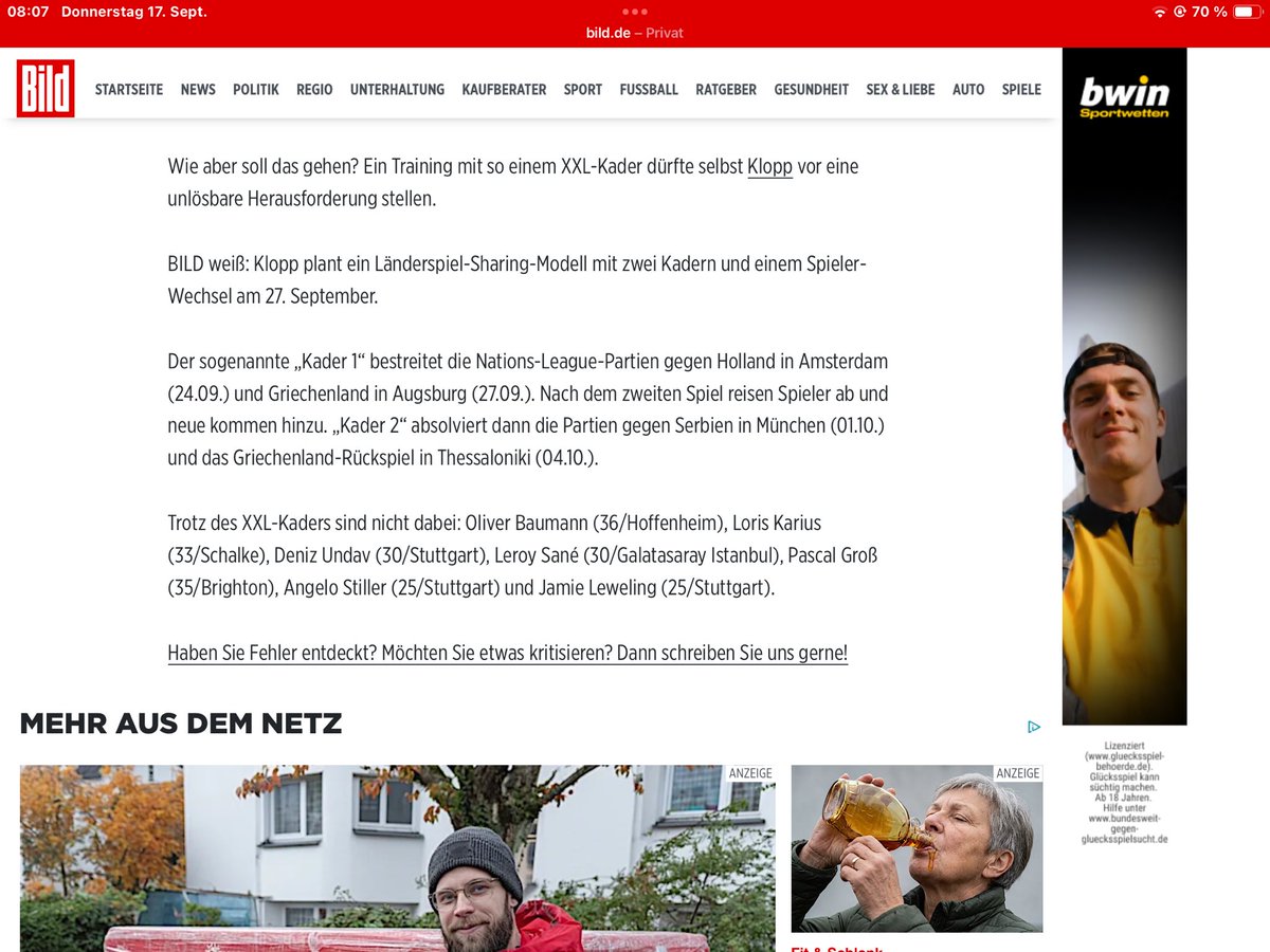 AndreasAndy3131's tweet photo. #Klopp #Kader #DFB_Team https://t.co/JdwIBtGur4