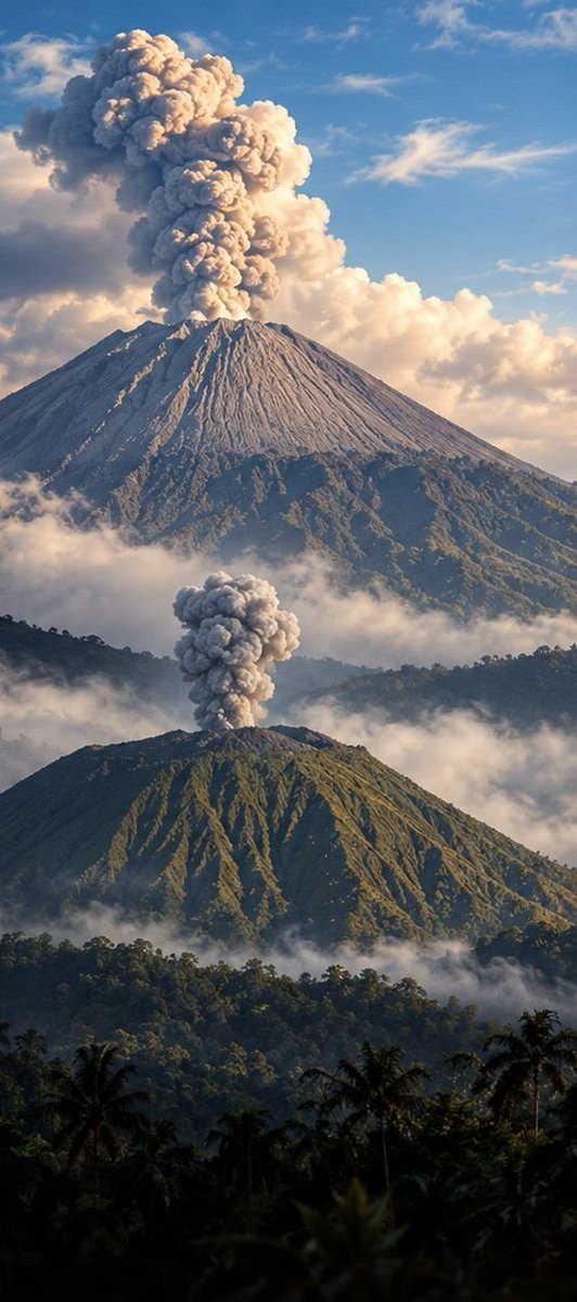fear_wisdom's tweet photo. #ManyVolcanicEruptions.I saw Two volcanoes erupting near one another and another erupted near a school. Many volcanoes are going to erupt.I have posted several posts about #volcanoes #Life_Threatening https://t.co/px3p3n4H6O