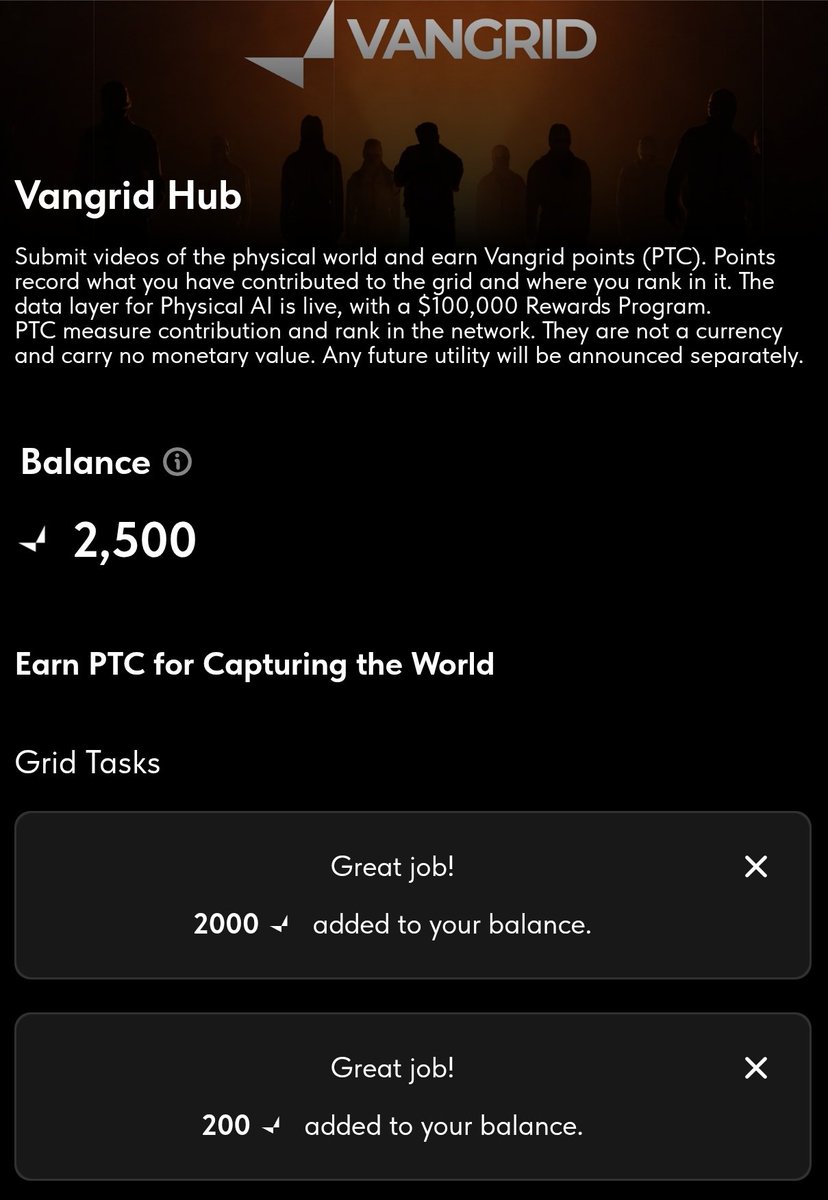 kairo_web3's tweet photo. @vangrid_io Vangrid says its points are connected to future token rewards, but the token launch and final reward mechanics are still subject to future announcements.

No deposit needed to start.

I’ve joined. 👀

Worth farming early or skipping? https://t.co/1fjHFVHzeN