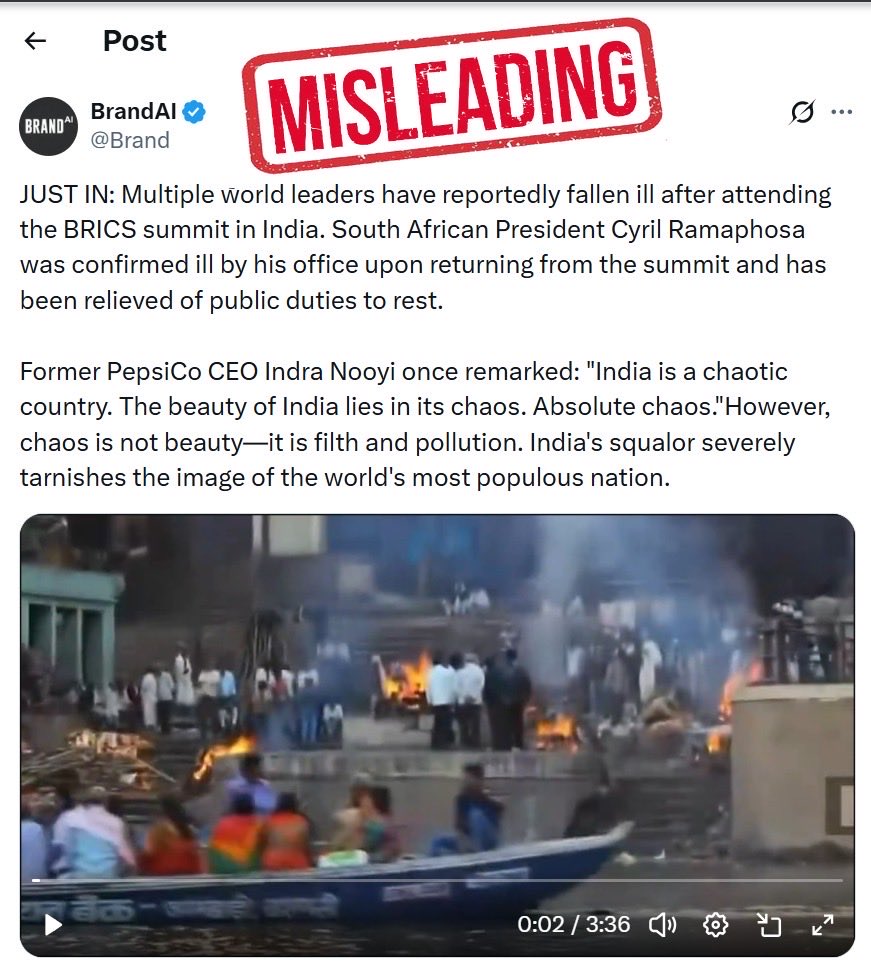 MEAFactCheck's tweet photo. @MEAIndia @PIBFactCheck @BricsIndia2026 https://t.co/hPNY4PvQo5