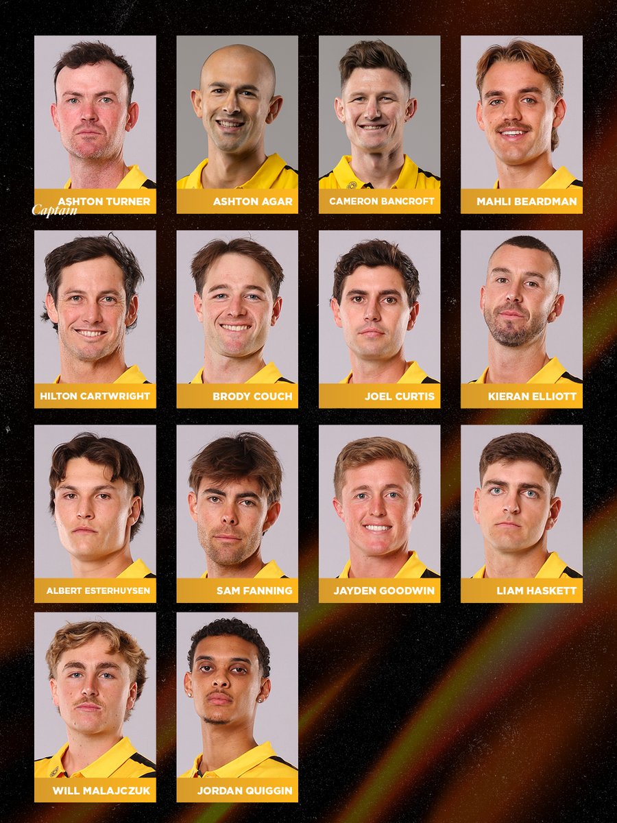 WACA_Cricket's tweet photo. Season 26-27 is here and so is the squad for One Day Cup against South Australia TOMORROW. https://t.co/zM7fkFNelQ