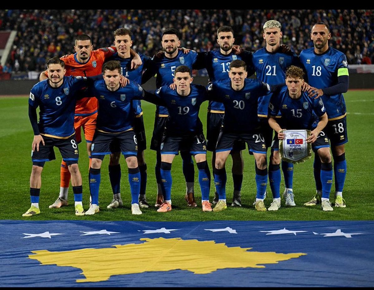 Dardanet99's tweet photo. 🇽🇰 JUST 1 DAY TO GO! ⏳🔥
Tomorrow, we find out the full list of players called up for Kosovo’s upcoming matches!
Kosovë, gjithmonë me ty! 💙💛
Dardanët are ready! ⚽🇽🇰
#Kosovo #Dardanët #ForcaKosova #Kosova #Dardanët2026 https://t.co/tzLyUamdt9