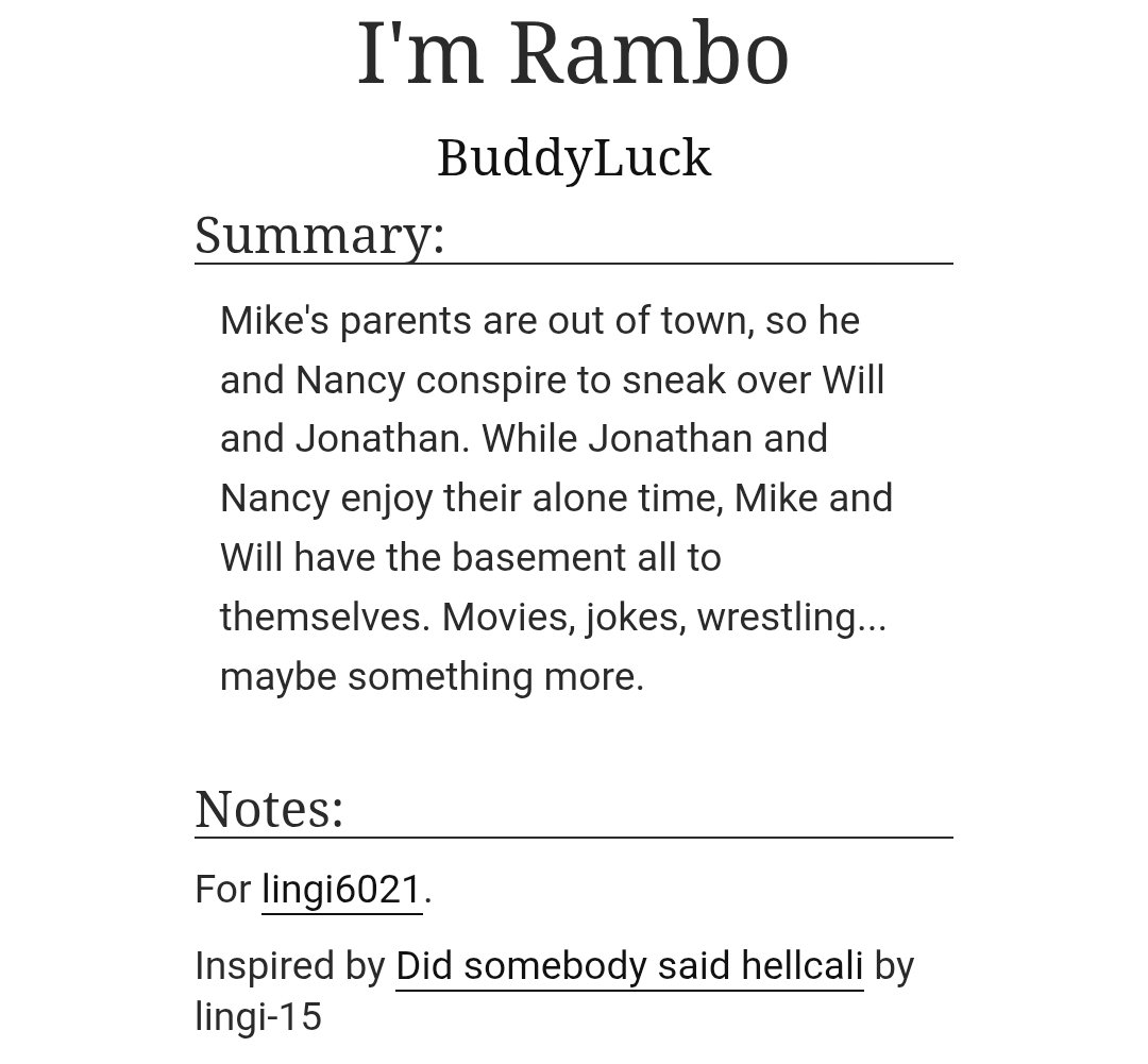BuddyLuck69's tweet photo. I decided I'm finally going to finish this fic
#byler #bylertwt
https://t.co/MEXWCDYlyc https://t.co/xti1qCoqxi