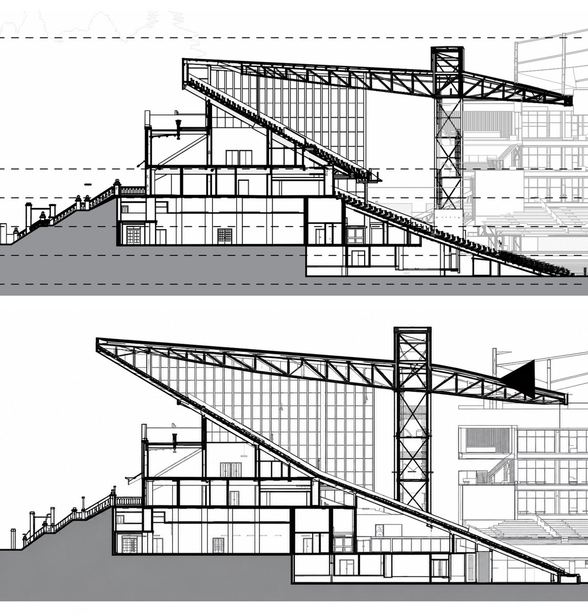 Primetimeperry's tweet photo. Fan-tasy concept

let’s get the Holte End back to being the biggest end in football

By extending the top tier up over the facade and also down to pitch side making it one large kop stand as it once was, with a new roof and a modern replica of the old Trinity gable

#AVFC 🟣🔵 https://t.co/OBArYQKs52