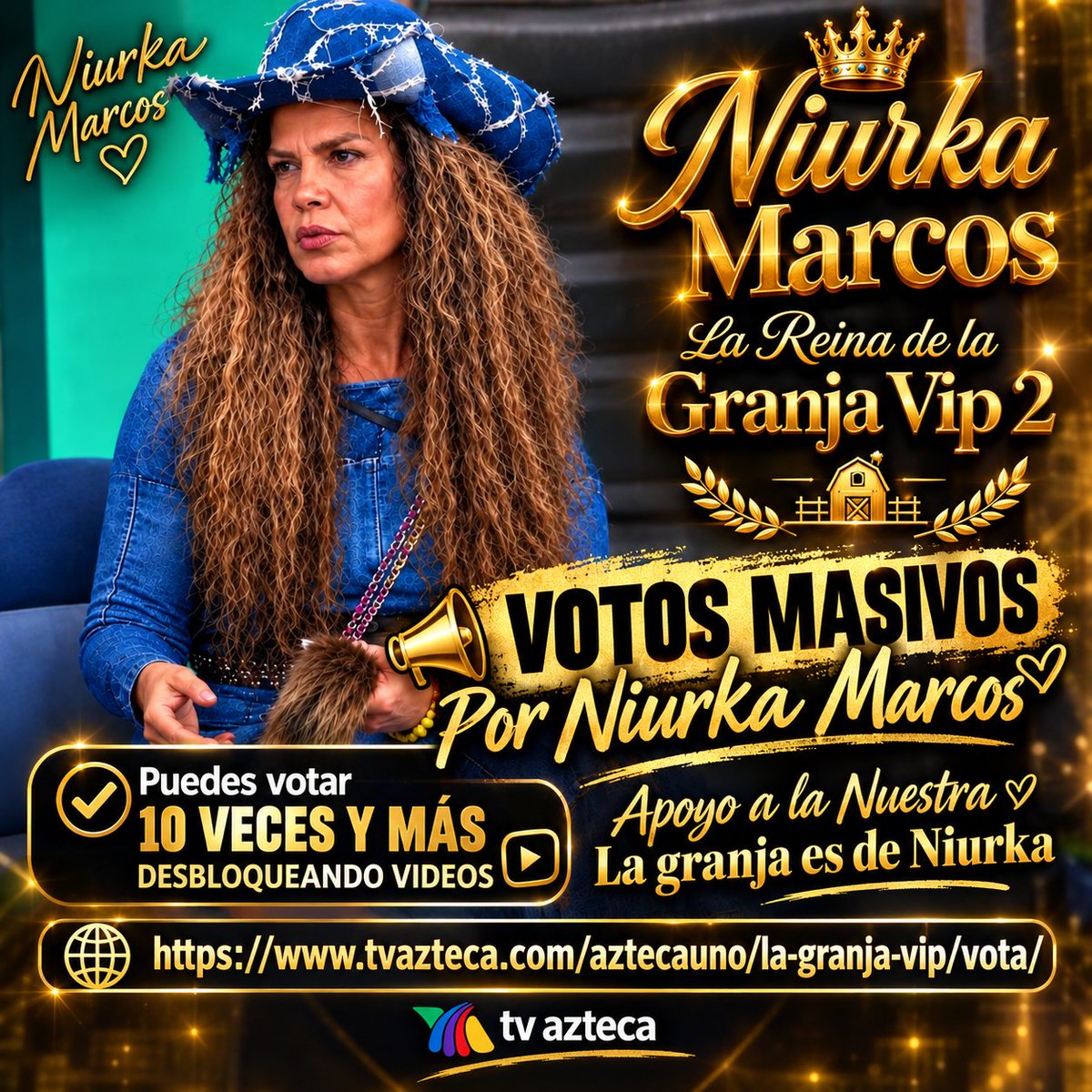 imperiobebenius's tweet photo. #TeamNiurka #Niurka #LaGranjaVipMX #TvAzteca https://t.co/6HLA8TuXLt