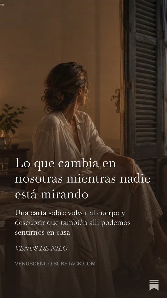 VENUSdeNIL0's tweet photo. Llegó el correo:
Lo que cambia en nosotras mientras nadie está mirando

Lee la carta completa en https://t.co/0xWmORLXji https://t.co/NdFV42pi4p