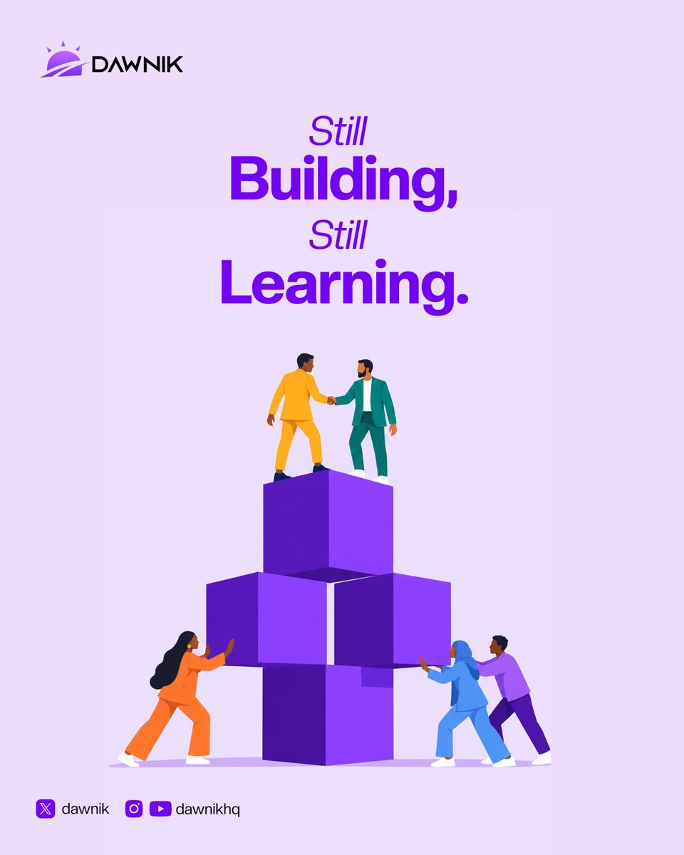 dawnik's tweet photo. It started with an idea.

Then came the questions, experiments, feedback, and setbacks.

We’re still figuring things out, but the progress has been real.

And honestly, that’s worth celebrating. https://t.co/AivryB39me