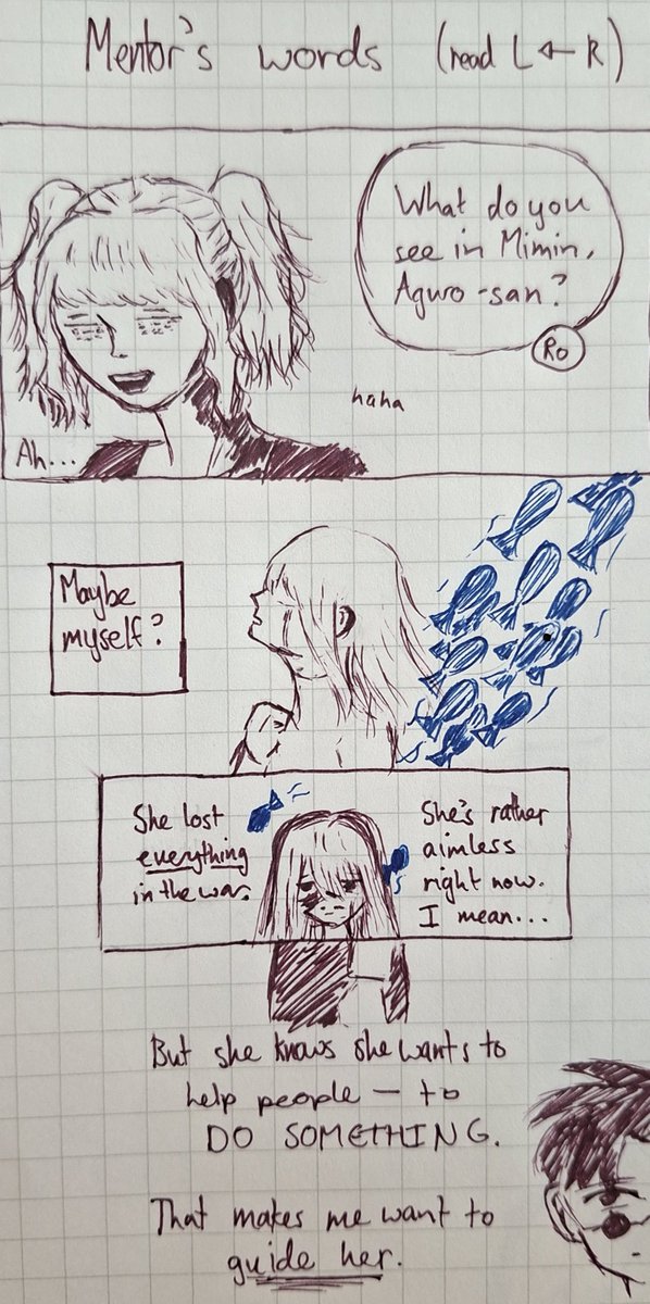 AnsBobCar's tweet photo. [comic]

Mentor's words

#bachioc shenanigans 1 https://t.co/srX1yVPB4O