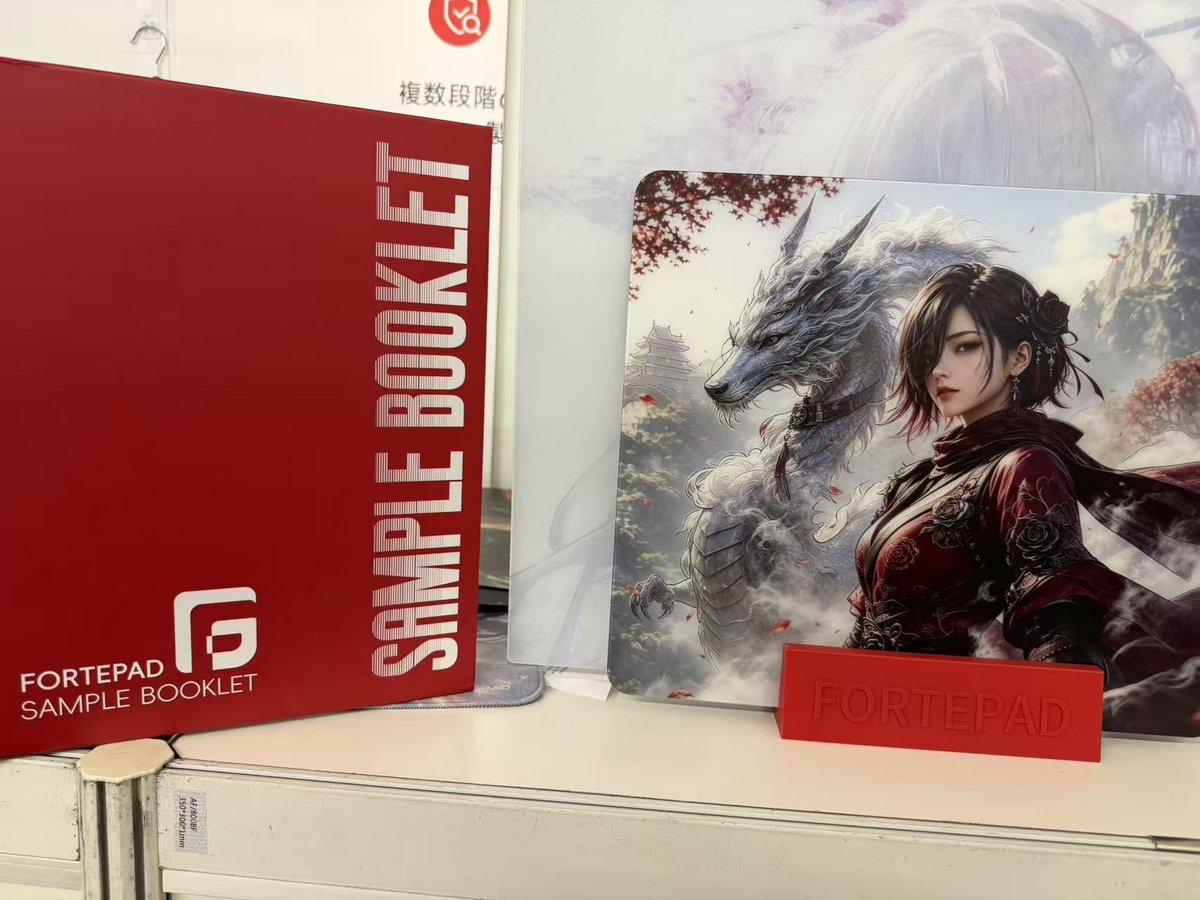 FortePadX's tweet photo. Day 1 of TGS is officially live! 

Check out the brilliant shine on our glass pad!!

Swing by Booth 10-E31 to feel in person! 🙌
#TGS2026 https://t.co/OH4yqSYzhV
