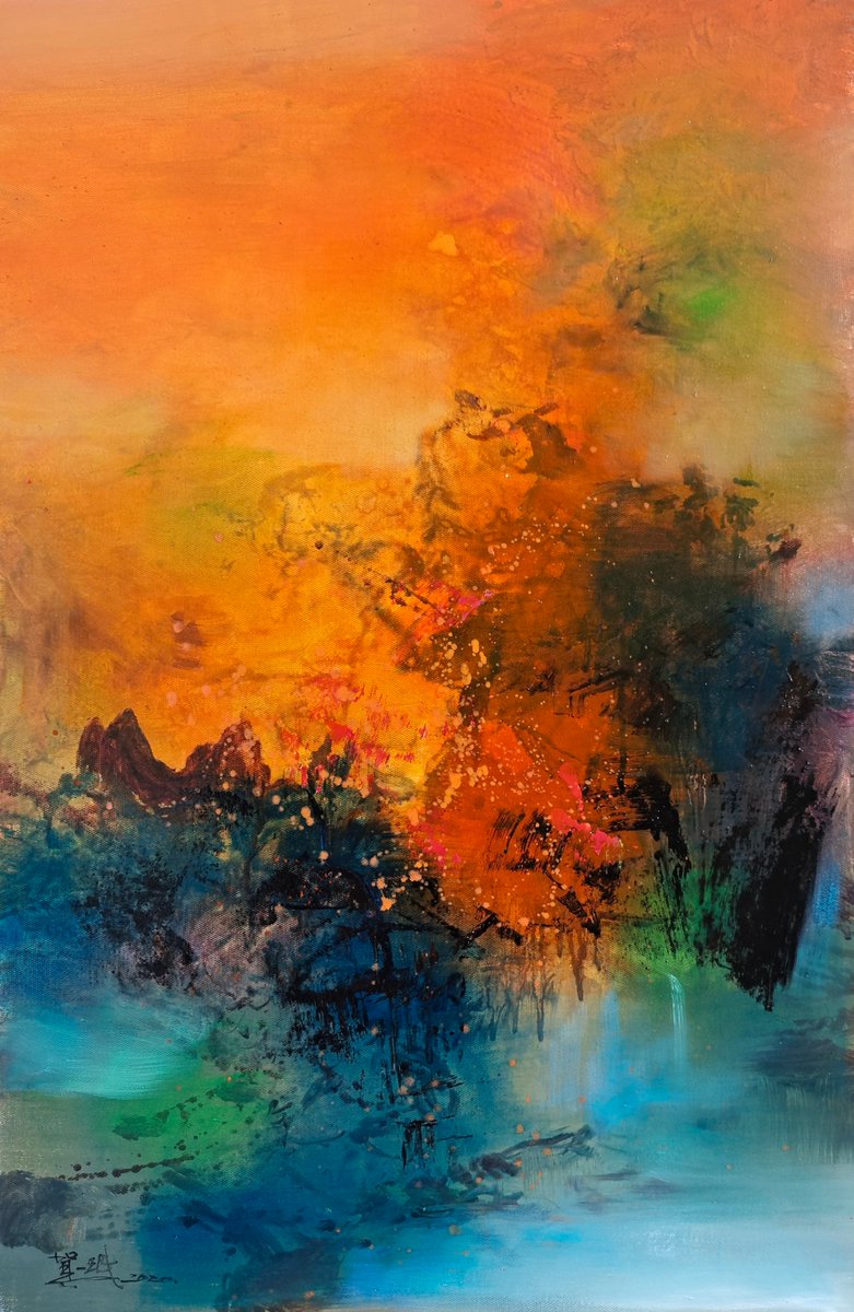 aisla499618's tweet photo. Step into tomorrow's light with this abstract ink flow art—every blur tells a story of unplanned beauty.  #ArtExperience https://t.co/7LwlDZS6BT