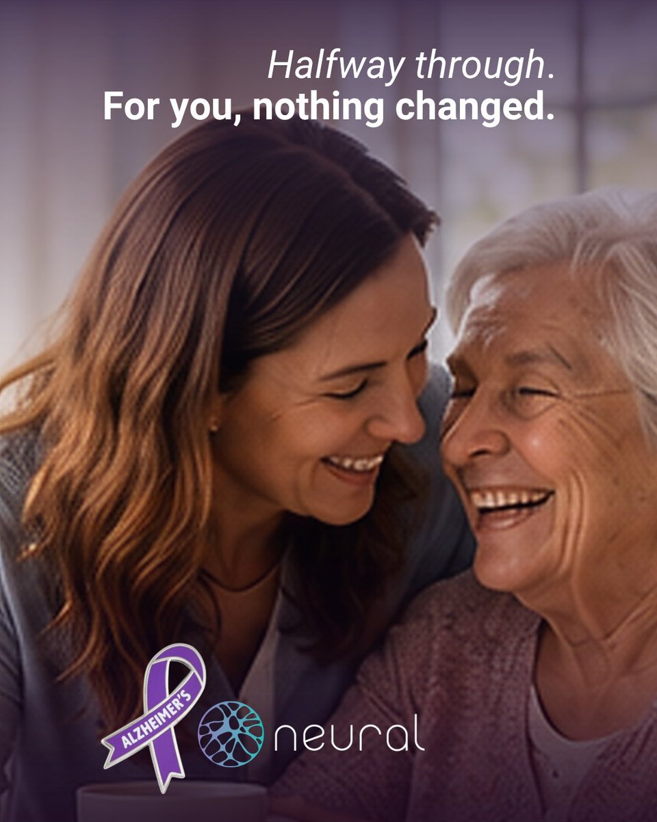 GetNeuralCare's tweet photo. We're halfway through #WorldAlzheimersMonth. For many, it's just a statistic. For you, it means more appointments, more rewrites, and moments of uncertainty.  Let's talk about the real impact of dementia. You're not alone. 💜 Start feeling supported: https://t.co/BA9cHMFymQ https://t.co/kGJUBn1Ijz