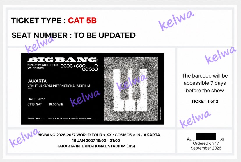 piwaahae's tweet photo. Proof’s ticket of section 🫰🏻😍 https://t.co/StbWwEJTdD