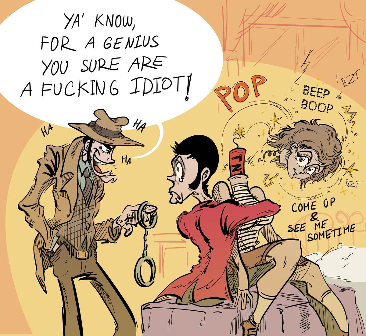 VlahThe's tweet photo. Funny Lupin moment https://t.co/sPMSKqhujM