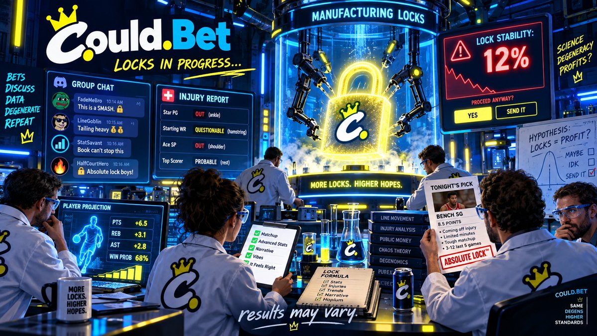 coulddotbet's tweet photo. 12% stability. 100% confidence. https://t.co/UBn3FOBpO3