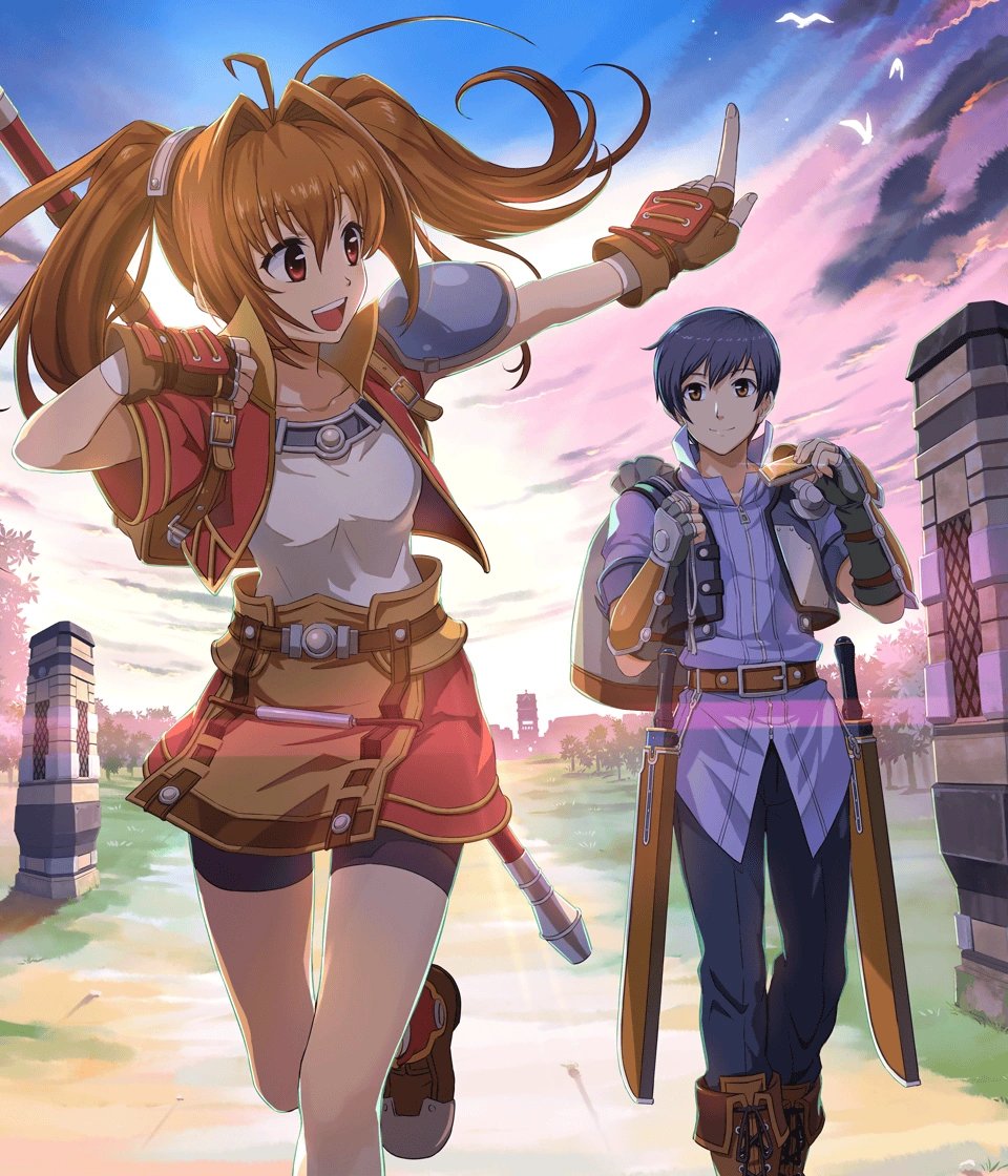 Lunax7hk's tweet photo. Estelle and joshua 
Their relationship is iconic and they represent trails best as dual protagonist and they always steal the show whenever they appear and estelle is currently the poster girl of trails rn https://t.co/qiDbLGWFDl
