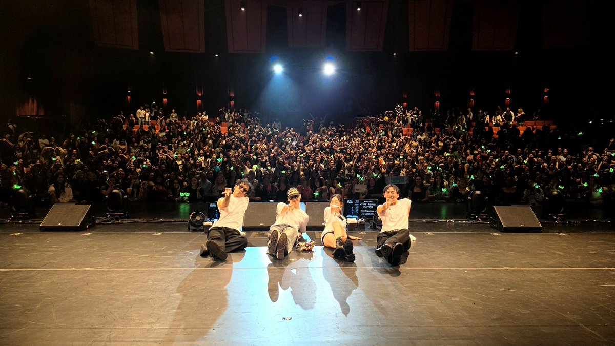 528hzkr's tweet photo. 💚 #B_ONAIR

San Francisco, thank you!🌁💚
so much fun tonight, Ahgase🐥
Next stop, Tacoma! See you soon!🫶🏻

#JAYB #제이비 #528Hzkr 
#2026tape_roots_USA https://t.co/rpNCNG28tM