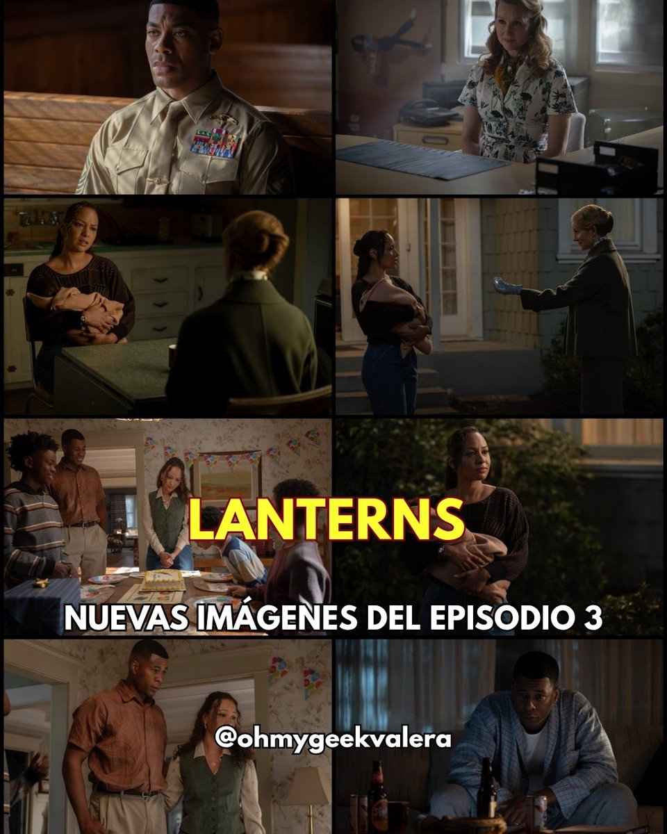 MintaUrsero7v's tweet photo. Nuevas imágenes del episodio3 de 'LANTERNS'
Protagonizadas por Aaron Pierre, Kyle Chandler, J. Alphonse Nicholson, Jasmine Cephas Jones, Kelly Macdonald, Jason Ritter, Garrett Dillahunt, Poorna Jagannathan, y Laura Linney. Estreno este domingo en https://t.co/pSub7P2fRc