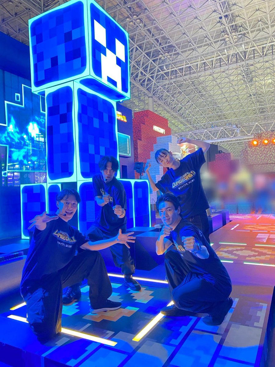 bfkmmkgf's tweet photo. [出演情報📣]

本日17日〜21日まで
幕張メッセにて開催の
「 #東京ゲームショウ2026 」
#Minecraft ブースの
『 #MinecraftDungeonsII 』
#BlueCreeperBattle に
MCとして出演してます🎮

東京に現れた巨大なBlue Creeper💥
私たちと一緒に力を合わせて倒しましょう！！

勇者、求ム！！！⚔️
#TGS2026 https://t.co/TQXdKHzM36