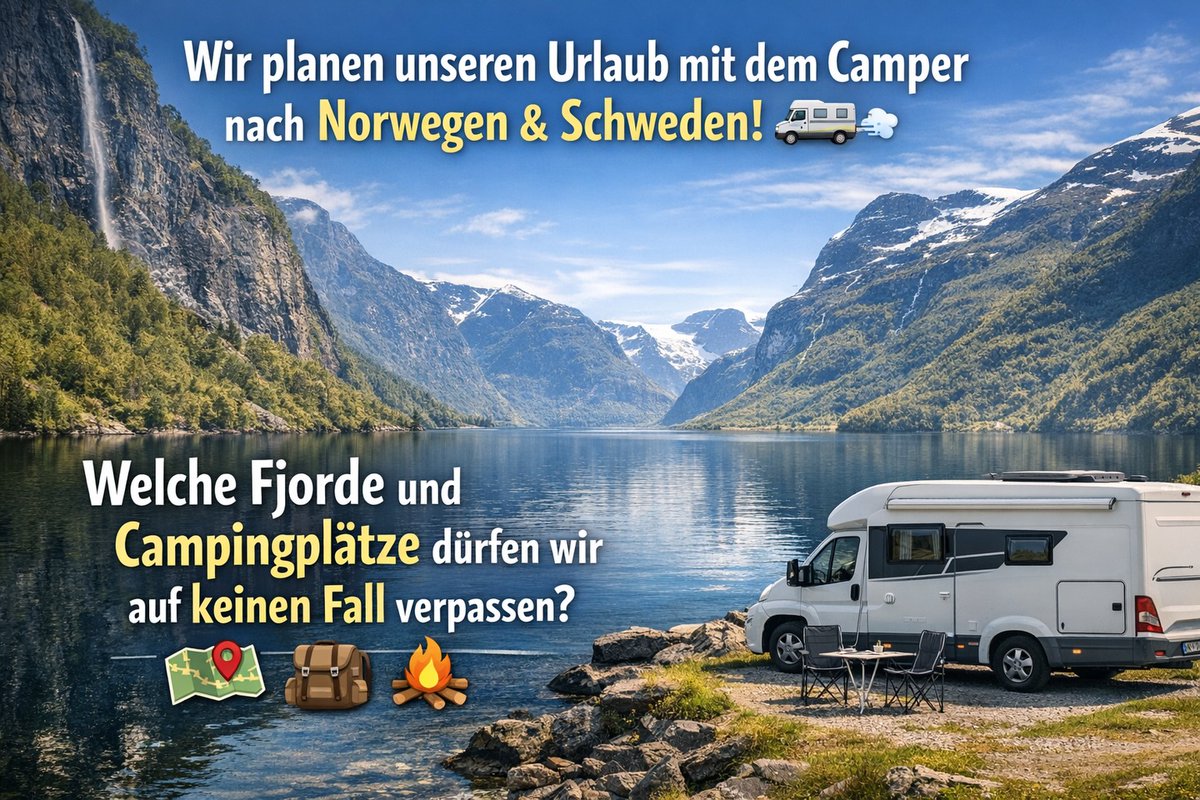 LuciBrinkmeyer's tweet photo. We’re planning a camper trip to Norway &amp; Sweden! Which fjords and campsites are must-sees? Tips and favorite spots welcome! https://t.co/wD25oS1mTa