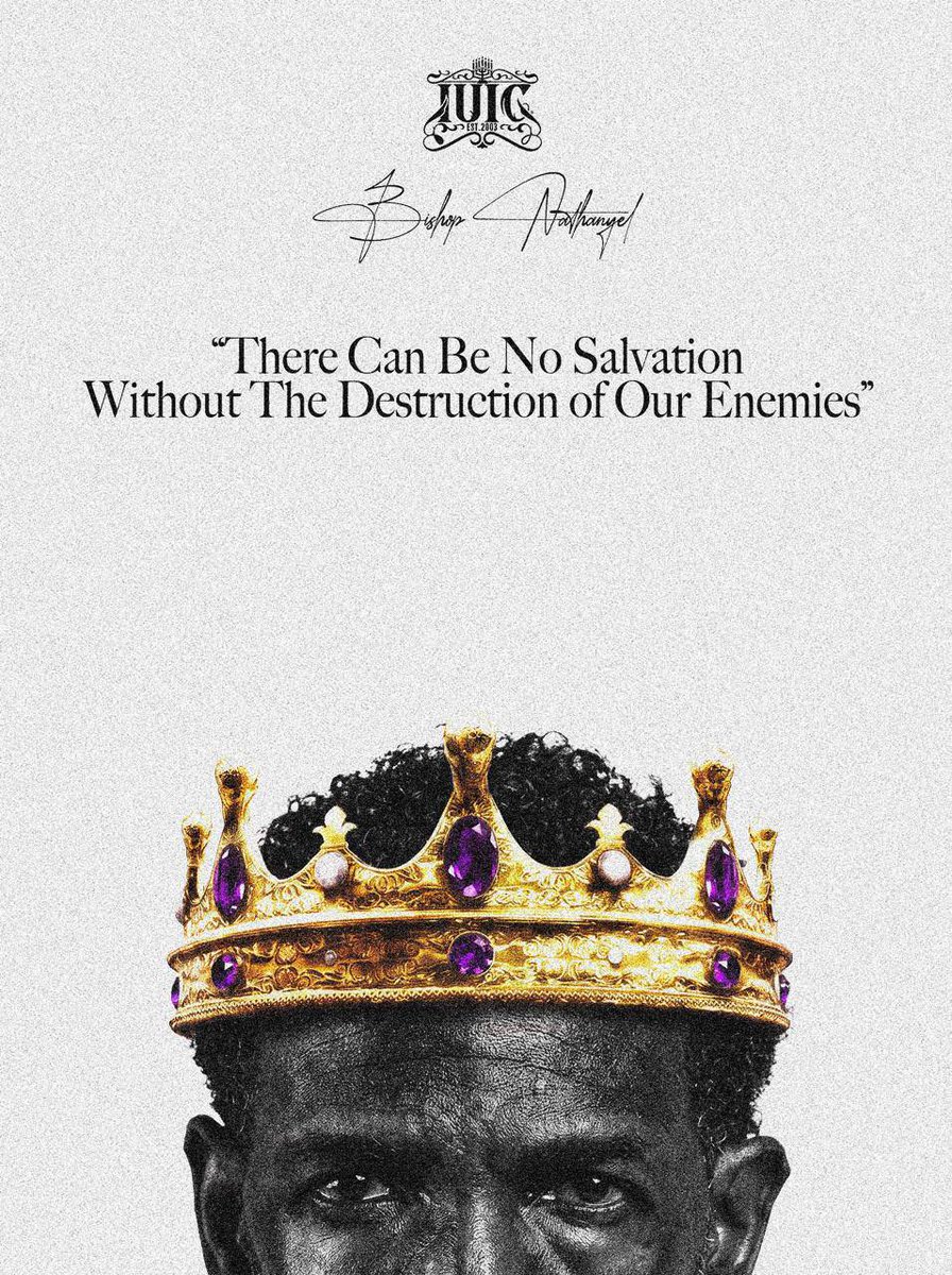 IUICHawaii's tweet photo. “There can be no salvation without the destruction of our enemies.”

https://t.co/ndvewnDKCb

#BibleVisuals #Bible #Scriptures #IUIC #Israelites https://t.co/Djba1CJbyq