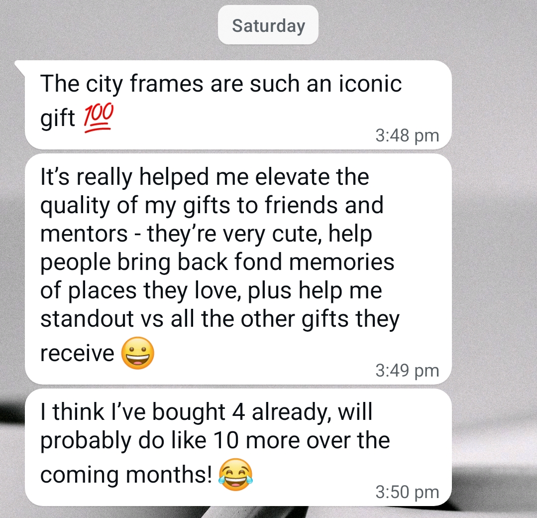 OkunadeGoodMan's tweet photo. It's actually crazy how much city map frames we've shipped out in the last too months @hingees 

Turns out people have a deep connection with places that mean a lot to them. 

Still taking orders abeg 😂
Rent is due 🥲🙏 https://t.co/Cf1dh839Pm