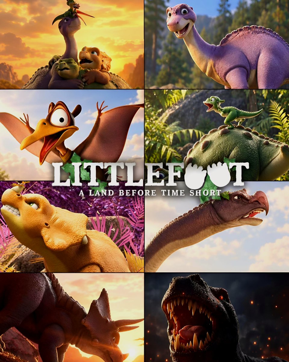 cartoonvibes26's tweet photo. REMAKE IN THE WORKS 🤯

#OFFICIAL - Indie filmmaker @joeythedirector is developing a short-film remake of 'The Land Before Time'.

The project is a celebration of the classic animated film and will be titled 'Littlefoot'. It is set for release in 2027.

SOURCE: joeythedirector https://t.co/kVIKd75joB