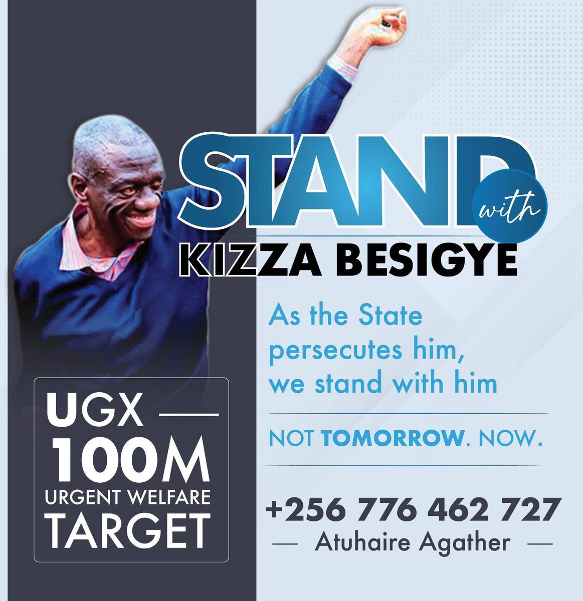 kiizaeron's tweet photo. 🚨FRAMED IN NAIROBI. CONDEMNED IN ADVANCE.

For 22 months, the State told Uganda and the world that it caught Dr Kizza Besigye and Hajji Obeid Lutale red-handed with two pistols.

On Tuesday, the State's OWN star witness, Andrew Wilson alias "Orlando", told the High Court that the Kenyan Police planted those guns. The police rented the room at Riverside Apartments and staged the scene, and he lured the two men into it.

His story on the guns has changed three times:

❌ First, in his police statement, he never mentioned a pistol.

❌ Then he said Dr Besigye brought the guns.

❌ Now he says the Kenyan Police planted them, and he admits that he himself handled and unloaded them.

And the pistols have disappeared from the case. The DPP dropped them. No fingerprint, DNA or ballistics report exists on the record, and in 22 months no one has produced the guns in court.

A State that must plant guns to make its case HAS NO CASE.

On the very day the frame fell apart, Gen. Muhoozi Kainerugaba declared on X that Besigye and his lawyer, Hon. Erias Lukwago, "will never get bail." Courts decide bail, not generals. A general who announces the verdict mid-trial does not trust the evidence.

This is not a prosecution. It is political hostage-taking.

✊ WE DEMAND:

✅ The immediate, unconditional release of Dr Besigye, Hajji Lutale and Hon. Lukwago;

✅ The termination of this fabricated case;

✅ An independent inquiry in Kenya into the officers who planted the evidence; 

✅ An end to military threats against the courts; and

✅ Diplomats in Kampala and Nairobi: watch this trial. The world is watching.

📢 SHARE. Don't let them bury the truth the way they buried the guns.
#FreeBesigye #FreeLukwago #FramedInNairobi #StopPoliticalPersecution #Uganda #Kenya #HumanRights #RuleOfLaw

— Eron Kiiza, Advocate of the Courts of Judicature of Uganda