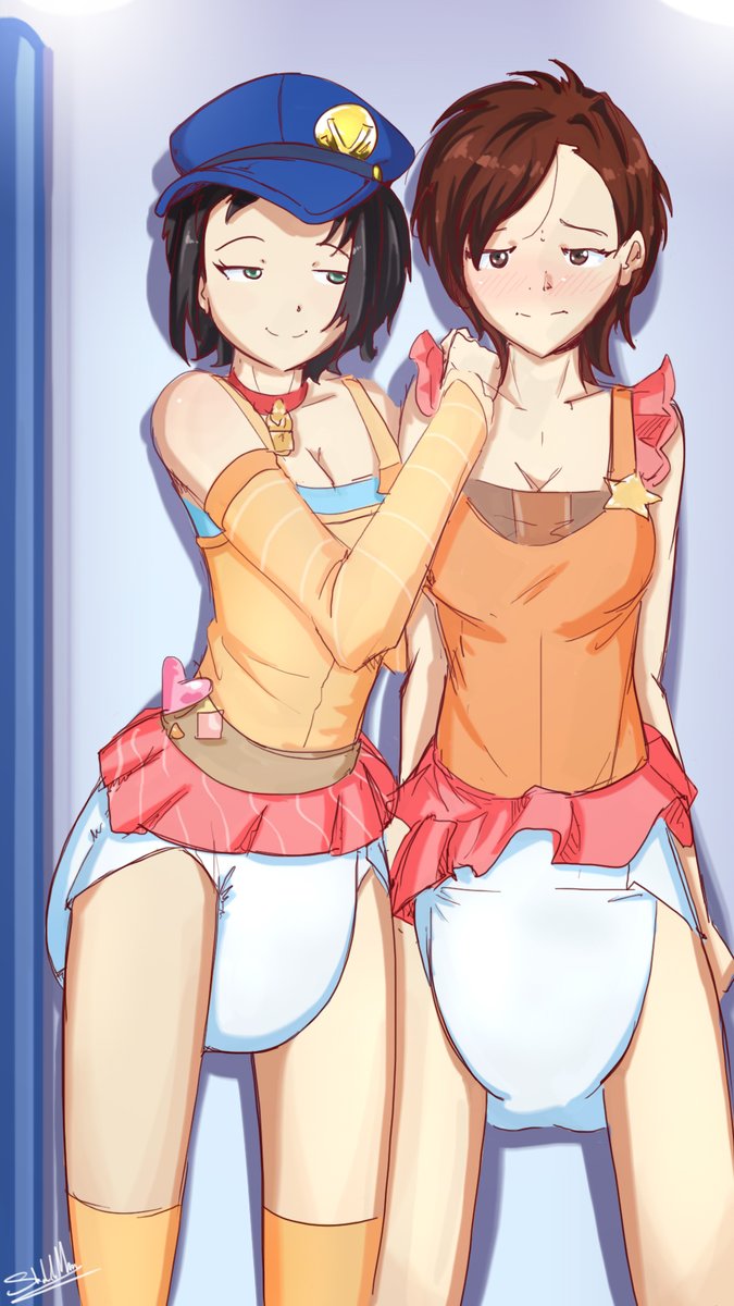 sketchmandl's tweet photo. Sketch#2506 Photo booth

#abdl #diaper #diapergirl #diaperlover #abdlart #オムツ https://t.co/4tCWN411kH