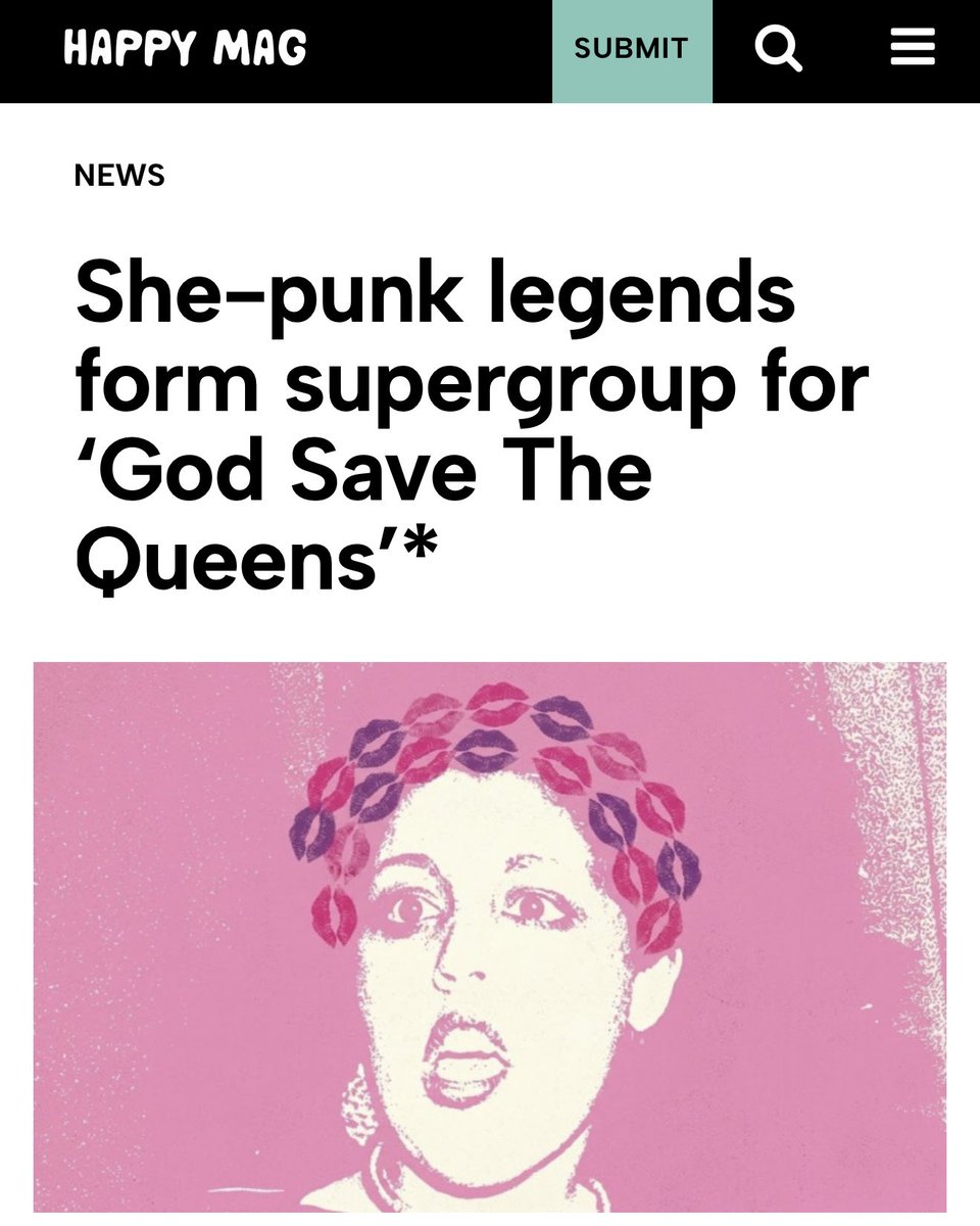 logic_essential's tweet photo. 📣 Thank you @HappyMagTV 💋🎷 
.
https://t.co/pDHWO1Alzd
.
#essentiallogic #shepunks #xrayspex #polystyrene #loralogic #godsavethequeens https://t.co/VUYJXNbIOy