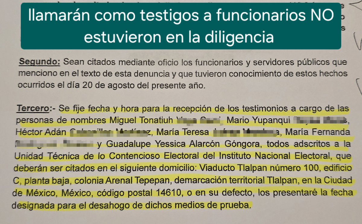 moni_calles's tweet photo. 🚨 PERSECUCIÓN DE ESTADO: DESMINTIENDO LAS FALSEDADES DEL INE 🚨

En un régimen que camina apresuradamente al autoritarismo no esperemos que una PERSECUCIÓN POLÍTICA venga de una denuncia firmada desde el representante de una institución. 

El intento de reducir la persecución penal y política en mi contra a un “asunto entre particulares” es insostenible y falso. 

Los hechos y el expediente demuestran que se utiliza todo el aparato del Estado de manera facciosa para censurarme e inhibirme en el ejercicio de mi profesión.

Aquí las razones con las que se destruye esa falsa narrativa:

🔴 LA DENUNCIA EN LA FGR ES INSTITUCIONAL. Se conoce en la @FGRMexico y no en el ámbito local, porque se trata de la función pública federal. En la denuncia, la funcionaria acude en su calidad de servidora pública, argumentando que los hechos ocurrieron en el ejercicio de sus funciones públicas dentro del INE, y adjunta su nombramiento oficial como prueba. (Anexo captura)

🔴 USO DE RECURSOS PÚBLICOS E INSTITUCIONALES. La denuncia se preparó con elementos a cargo del INE; la denunciante ofrece como testigos a funcionarios subordinados y a su jefa, la titular Yessica Alarcón Góngora, y exige que la fiscalía los notifique en las instalaciones del INE. (Adjunto captura)

Peor aún, utilizaron mi domicilio privado, credenciales y otros datos personales que extrajeron ilegalmente de los expedientes que tramito ante el INE, que no deberían tener otro uso que el profesional. 

🔴 LA DILIGENCIA ILEGAL PROVINO DE GUADALUPE TADDEI. En la propia denuncia se afirma que, el día de la diligencia, el DESASTRE estuvo coordinado por el Jefe de Oficina de la consejera presidenta GUADALUPE TADDEI.

Todo eso ilegal que vimos en los videos, siempre tuvo el visto bueno e instrucciones de nada menos que Taddei. (Adjunto captura)

🔴INVENCIÓN DE DELITOS PARA CASTIGAR LA CRÍTICA A LA FUNCIÓN PÚBLICA. Me atribuyen el delito de amenazas bajo dos argumentos absurdos: (Adjunto captura)
 
• Que supuestamente dije que “subiría a redes sociales la diligencia del @INEMexico para que vieran lo que mis seguidores pensaban…” 
 
• Que REVELÉ nombre y cargo OFICIAL de la funcionaria pública que condujo la ARBITRARIA diligencia. ¡Claro, porque los nombres de los funcionarios y sus cargos son secretos de Estado!

También me acusan de que en TODAS mis publicaciones “hice alusión a actos de discriminación por razón de género”. ¡Qué grave la FALSEDAD de la afirmación y la fiscalía actúa CONTRA constancias! 

Mis publicaciones están a la VISTA DE TODOS y no hay una sola palabra más allá de la crítica a la función pública y al @INEMexico.

🔴 PARÁLISIS DEL EJERCICIO DE MI PROFESIÓN ANTE EL INE. Como consta en el audio que hice público, la desastrosa "diligencia" del INE terminó cuando la Titular de la UTCE, Yessica Alarcón, me pidió reunirme con la presidenta del INE (Taddei); a pesar de ello, en cuanto me llegó la DENUNCIA PENAL, paralizaron todo. 

Si no es una reprimenda institucional… ¿por qué paralizaron un asunto institucional?

Audio: https://t.co/9lXSd0wrNp

🔴 INTENTO DE VETO EN EL INE. En el expediente, recientemente, acudieron a inconformarse de que, pese a las medidas cautelares, acudí al INE.

Así es, fui el 10 de septiembre para estar presente en el arranque del Proceso Electoral 2026-2027 (y seguiré acudiendo). NO pueden criminalizar mi presencia en el INE como ciudadana, abogada y periodista en una sesión pública del Consejo General.

Finalmente, la prueba definitiva de esta persecución se dará cuando, con motivo de todas estas falsedades YO presente las denuncias correspondientes. Pues sus afirmaciones son contra constancias; además, los videos contradicen cada palabra de esa denuncia.

Así que veremos si la @FGRMexico actúa con la misma celeridad cuando presente las denuncias por los delitos de falsedad de declaraciones de los funcionarios del INE. (Aclaro: esto no es una amenaza, es el aviso del legítimo ejercicio de mi derecho).

#LibertadDeExpresión #CensuraDeEstado #PeriodismoBajoAtaque #PrensaLibre
