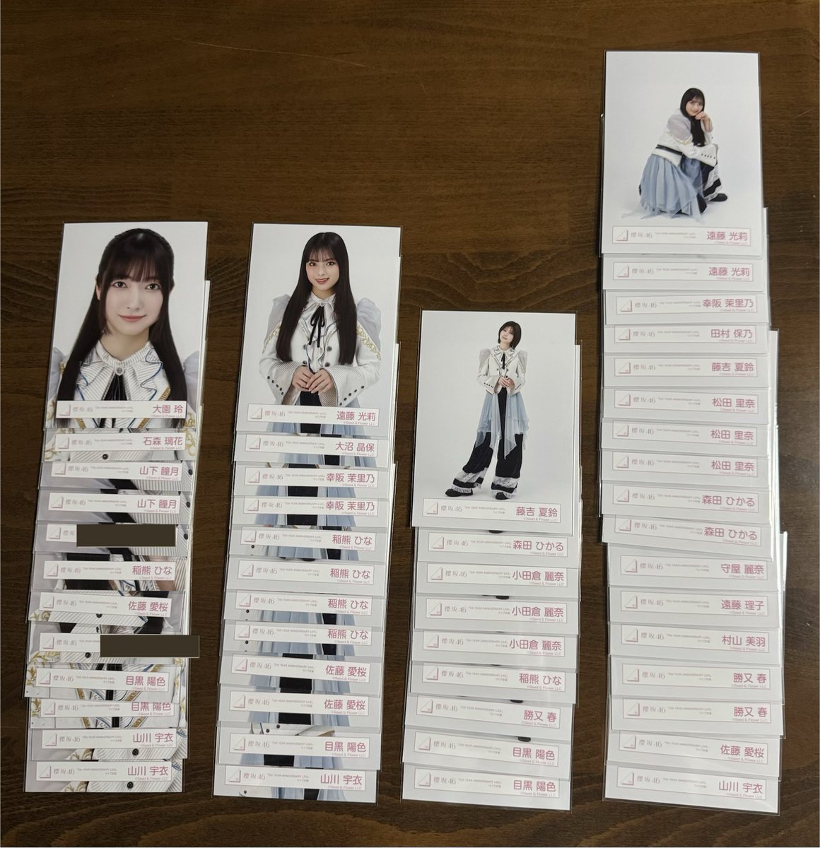 ryo_Tore1258's tweet photo. 櫻坂46 生写真　トレード
5thアニラ ライブ衣装
We got your back MV衣装

提供
下の画像にて

希望
下の画像にて

ご気軽にリプでトレ案よろしくお願いします
種類を跨ってのトレ可能 https://t.co/4o9KGtjghK