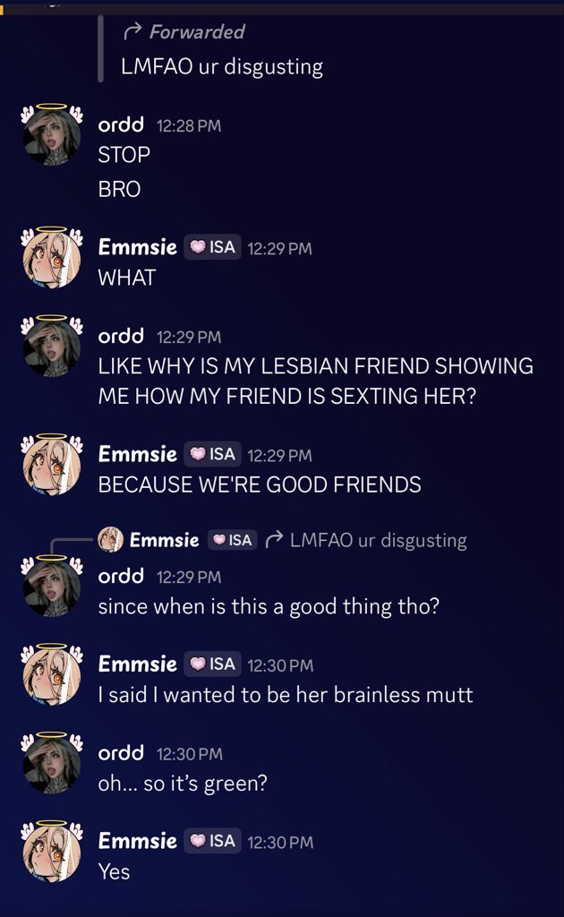ordnryaf's tweet photo. my friends really be switchin up on discord https://t.co/1x9G0uQYjA