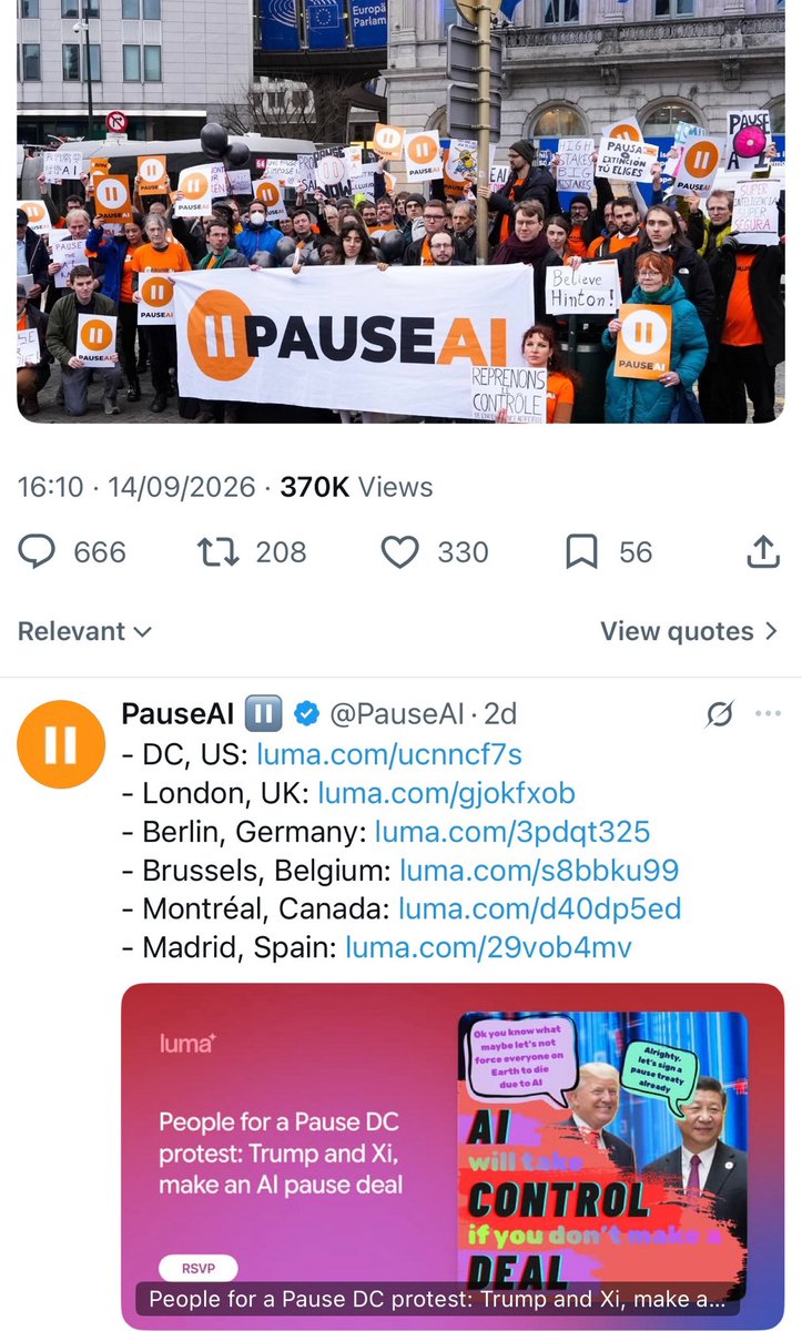 Kristof_Poland's tweet photo. What a nice spontaneous grassroot movement – organized in one weekend with printed t-shirts, banners, logos and demonstrations in Washington, London, Berlin, Brussels, Montréal and Madrid (notice the concentration of leftist centers…:)

This is how it’s done…

Whose network is this? You guess…:)

We need to learn to organize with at least a tenth of this effectiveness…