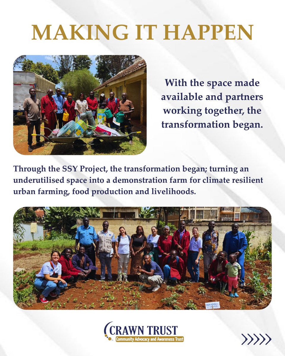 crawntrustkenya's tweet photo. Where it all started.
An available piece of land within Kibera Railway Station became an opportunity to create something productive for the community.
@weworld @barnfonden @Oayouthkenya @EUinKenya
#SSY #ClimateAction #Sustainability #CRAWNTrust https://t.co/no5BunikXX