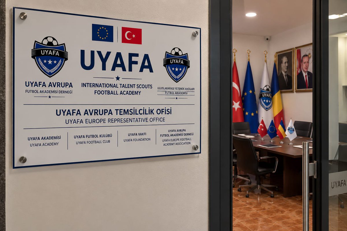 uyafaofficial's tweet photo. UYAFA’dan Avrupa’da güçlü temas! 🇹🇷🇪🇺
Ulusal Ajans temsilcileri, UYAFA Avrupa Ofisi’nde Genel Başkan Necati Alcık ve ekibiyle buluştu. Çocuk ve gençlere yönelik Avrupa projeleri ve iş birlikleri değerlendirildi.
#UYAFA #AvrupaFonları #Spor #NecatiAlcık https://t.co/wn9SfaAxFM