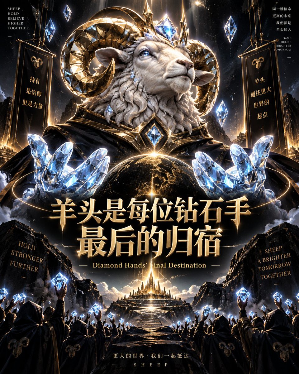 longshao6699's tweet photo. #羊头 是每一个砖石手最后的归宿，真正的财富都会留给真正的建设者，长期持有者 https://t.co/AawgklBBJ9