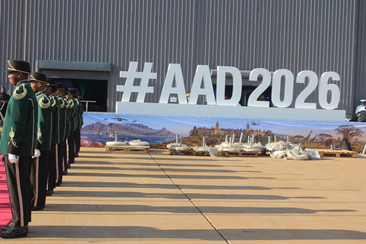 SANDF_ZA's tweet photo. AAD 2026 || SA Navy || Where Invention meets Inspiration.

🇿🇦#SANDF
🇿🇦#SANavy
⚓#ToBeUnchallengedAtSea
⚓#ToWinAtSea
🇿🇦🌍#AAD2026 https://t.co/uMWxt1U294
